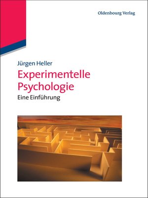 cover image of Experimentelle Psychologie
